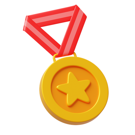 Medalla  3D Icon