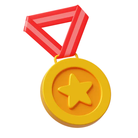 Medalla  3D Icon