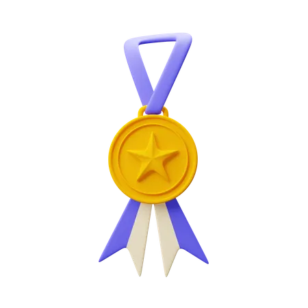 Medalla  3D Icon