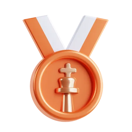 Medalla de ajedrez  3D Icon