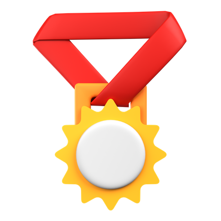 Medalla de logro  3D Icon