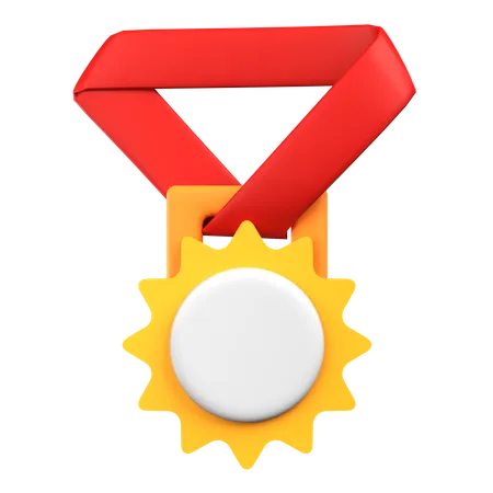 Medalla de logro  3D Icon