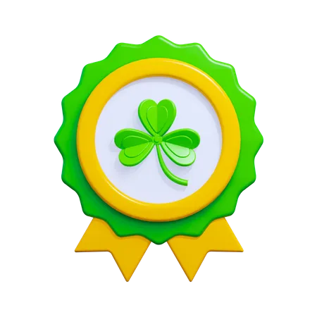 Medalla del día de patricio  3D Icon