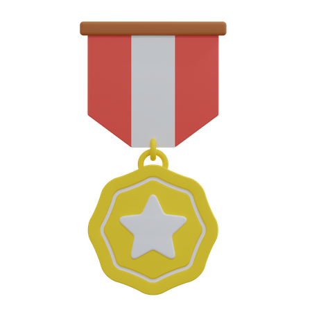 Insignia de medalla  3D Icon