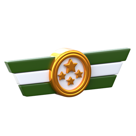 Medalla militar  3D Icon
