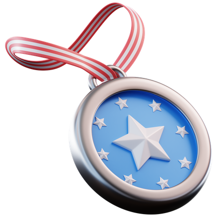 Medalla militar  3D Icon