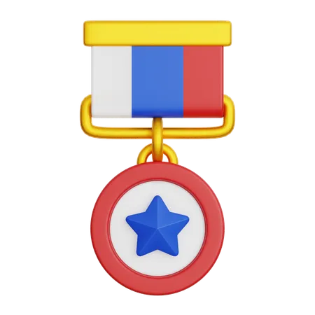 Medalla militar  3D Icon