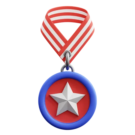 Medalla militar  3D Icon