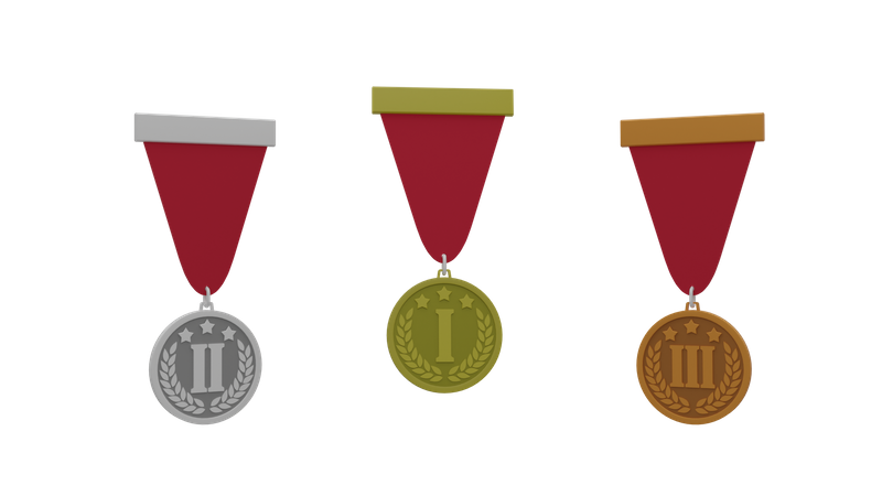 Medals  3D Icon