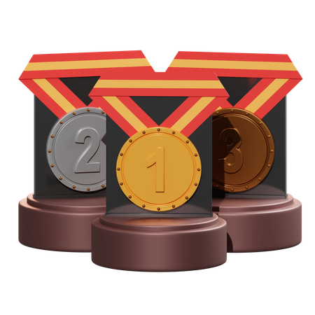 Medals  3D Illustration