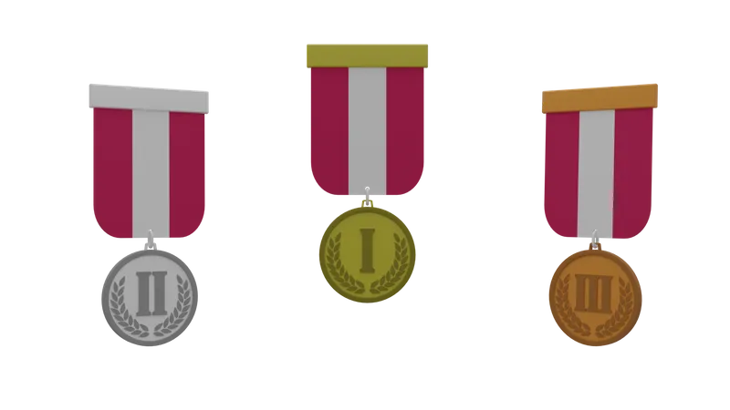 Medals 3D Icon