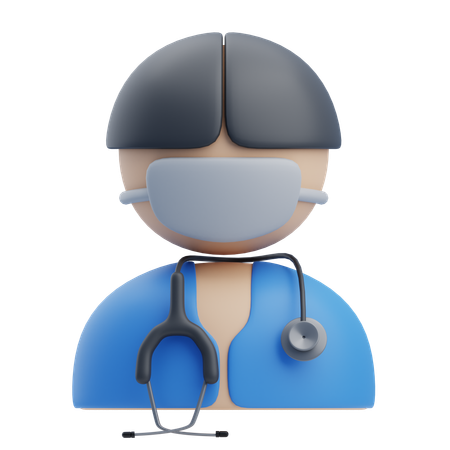 Médecin  3D Icon