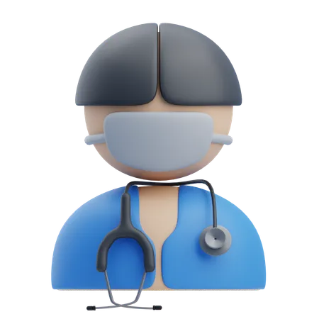 Médecin  3D Icon