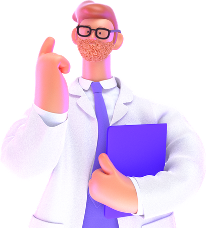 Médecin  3D Icon