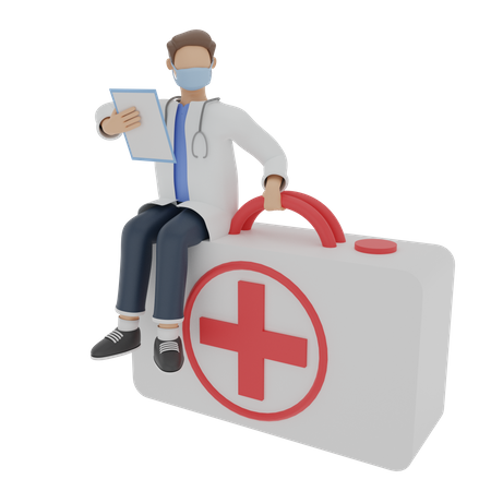 Médecin  3D Icon