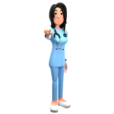 Médecin donnant des conseils médicaux  3D Illustration