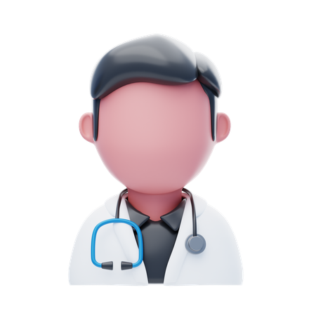 Médecin de sexe masculin  3D Icon