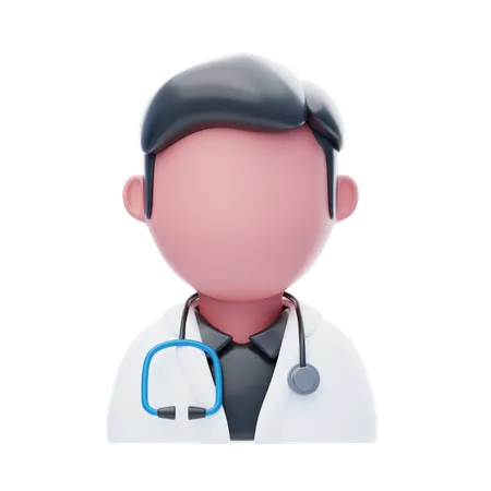 Médecin de sexe masculin  3D Icon