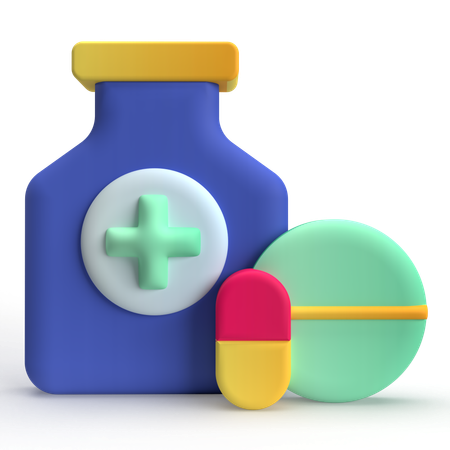 Médecine  3D Icon