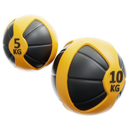 Médecine-ball  3D Icon