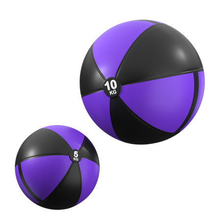 Médecine-ball  3D Icon