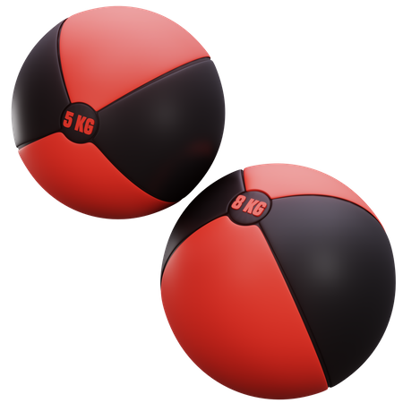 Médecine-ball  3D Icon