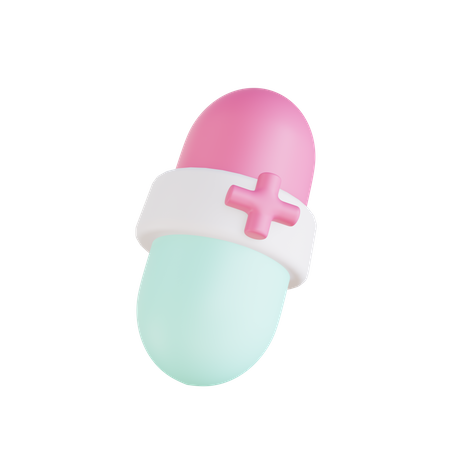 Capsule de médicament  3D Illustration