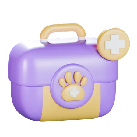 Médecine pour animaux de compagnie  3D Icon