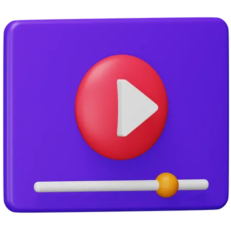 Media  3D Icon