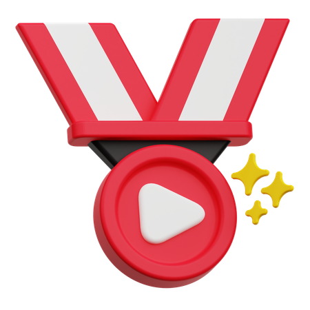 Media Badge  3D Icon