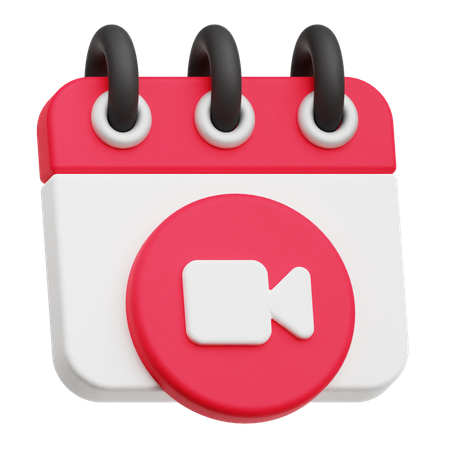 Media Calendar  3D Icon