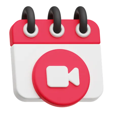 Media Calendar  3D Icon