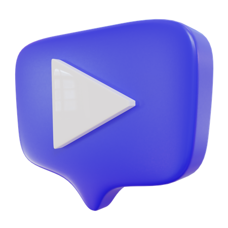 Media Chat  3D Icon