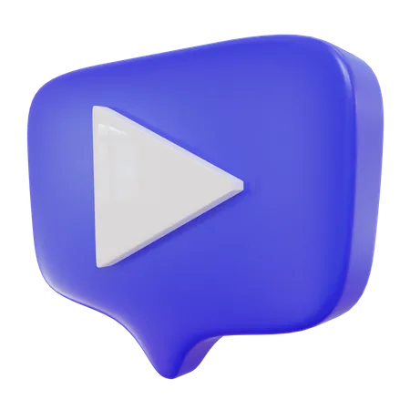 Media Chat  3D Icon