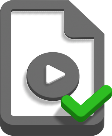 Media file  3D Icon