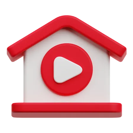 Media House  3D Icon