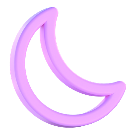 Media Luna  3D Icon