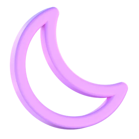Media Luna  3D Icon