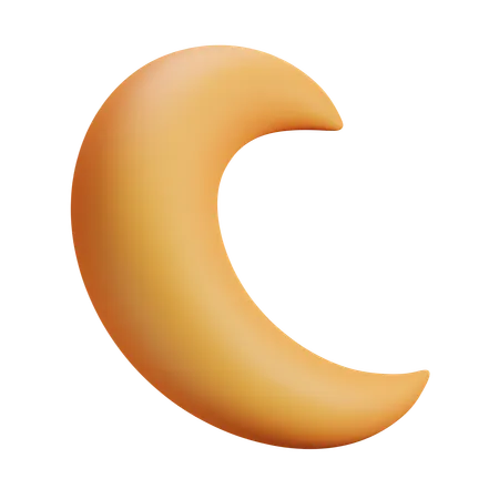 Media Luna 3D Icon