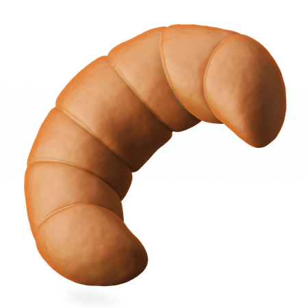 Croissant creciente  3D Icon