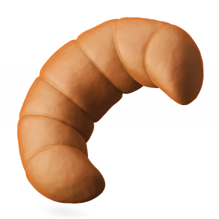 Croissant creciente  3D Icon