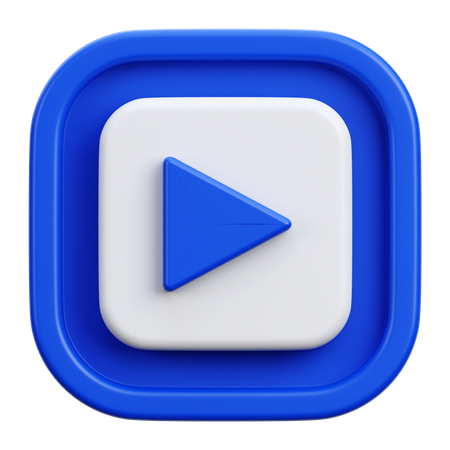 Media player  3D Icon