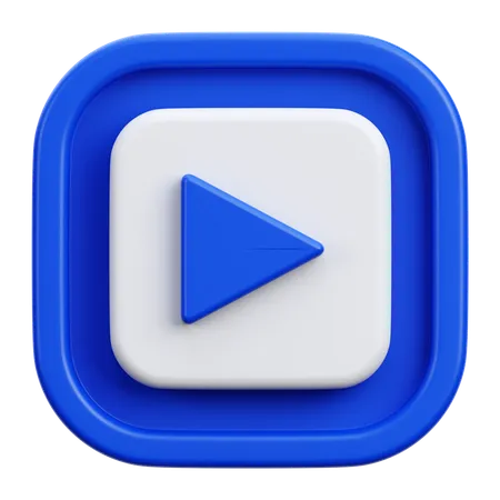 Media player  3D Icon