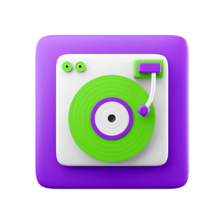 Media Player  3D Icon