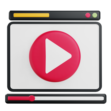 Media Player  3D Icon