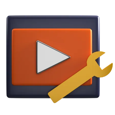 Media Player Setting  3D Icon