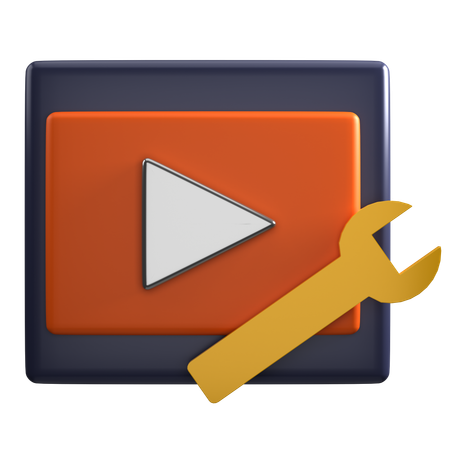 Media Player Setting  3D Icon