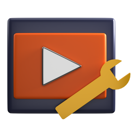 Media Player Setting  3D Icon