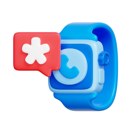 Medical Alert Watch  3D Icon