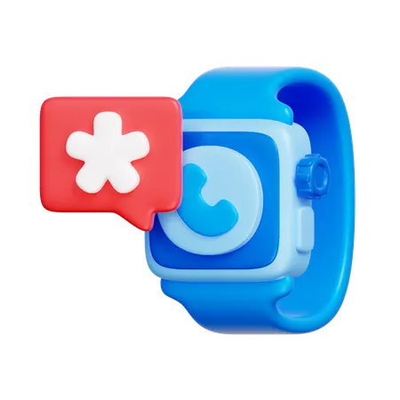 Medical Alert Watch  3D Icon